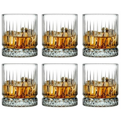 Pasabahce Elysia Whiskey Glass Tumbler 355ml | Set of 6