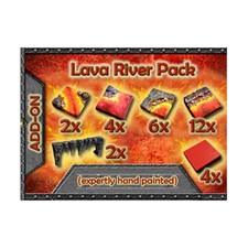 Dwarven Forge Dwarvenite Cavern Set Lava Rive...