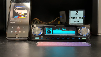 Carrozzeria カロッツエリア MEH-P919 MD Pioneer Carrozzeria MEH-P919 MD Added Bluetooth Dolphin Display