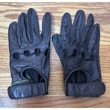 Vintage Leather Brown Leather Women's 80's Driving Size Small