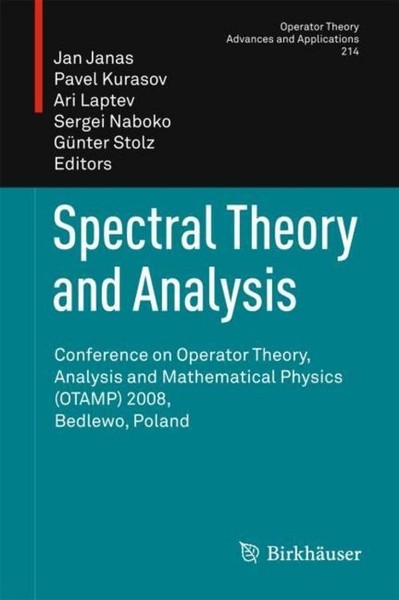 Spectral Theory And Analysis Jan Janas-image