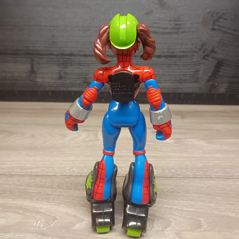 "Figura de patinaje Spiderman Spider Girl Toy Biz 2002 7,5""" Foto 2 de 4
