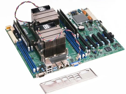 Mainboard SET X10DRL-i Supermicro 2x CPU+Kühler + 2x XEON E5 / 64GB DDR4 Bundle