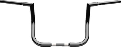 LA Choppers 1-1/4in Twin Peaks Touring Handlebar 12in Gloss Black