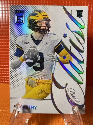 J.J. McCARTHY 2024 Panini Donruss Elite RC Rookie Elitist #10 Minnesota Vikings