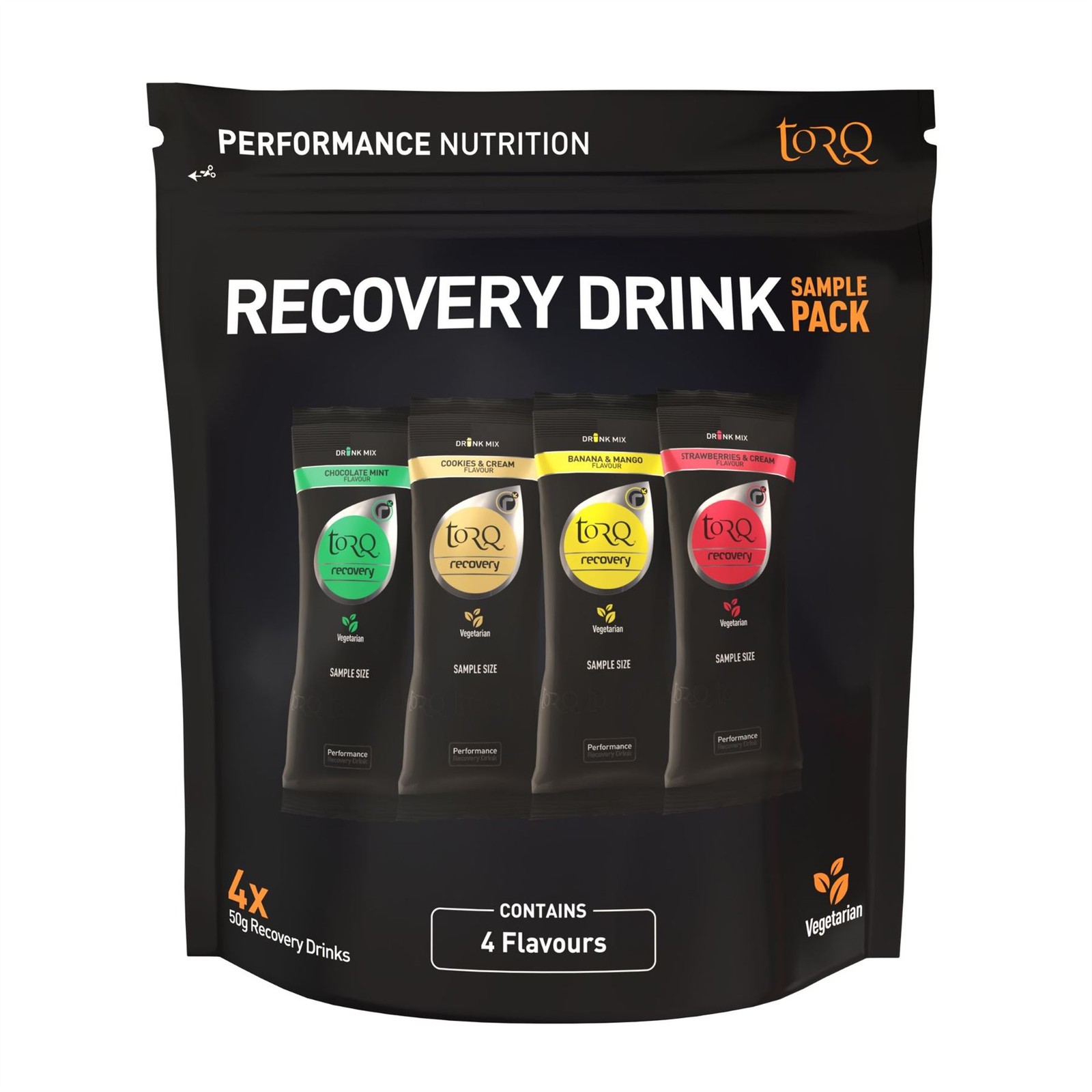 TORQ 4 Recovery Drink Sampling Pack Assorted - Image 2