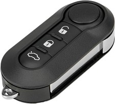 Key Fob Cover Shell Case Replacement 3 Buttons Remote Control Black