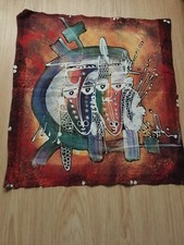 Batik Print suitable for framing approx 50cm x 47cm