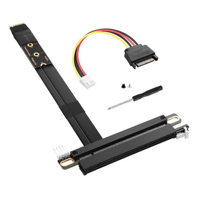 M.2 NGFF NVMe Key M auf PCIe 3.0 X16 Verlängerungskabel M.2 auf PCI-E 3.0 X16 Buchse R