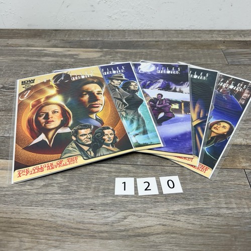 THE X-FILES AÑO CERO x6 Lote 2014 #1-5 1 2 3 4 5 Serie Completa Set IDW VF/NM - Imagen 1 de 6
