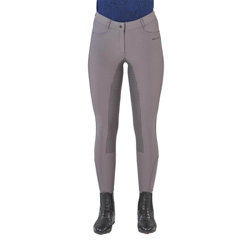 BUSSE Grau 34 Reithose Damen Madeira II Full Grip Vollbesatz Damenreithose - Bild 1 von 9
