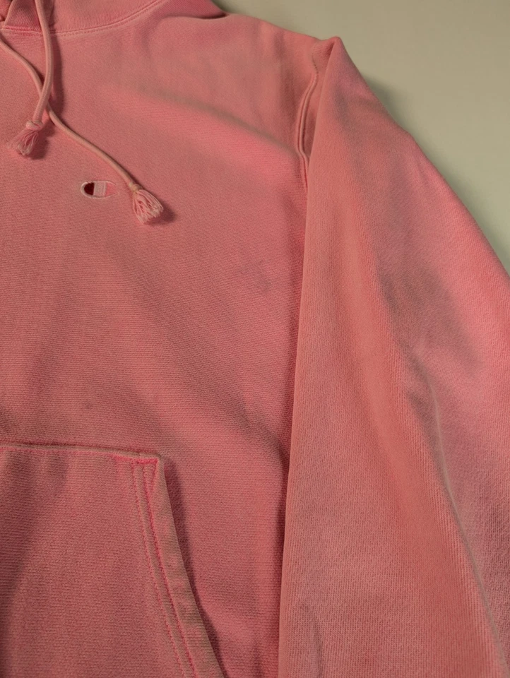 Champion Reverse Weave Hoodie Pink Size Large Made in Honduras - Image 2 of 4