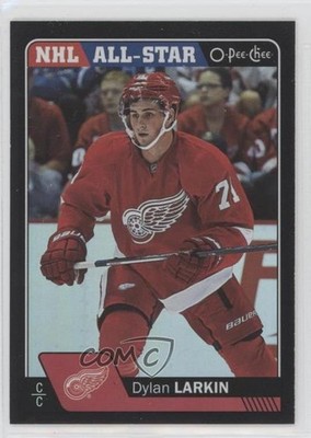 2016-17 O-Pee-Chee Black Rainbow Foil 30/100 Dylan Larkin #291 01qm