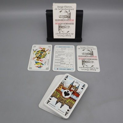 Spielkarten Bridge Motiv Stadtansichten [52+2] Reklame Floryn (Destille) ~ top