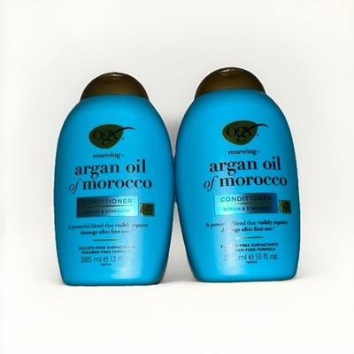 (2) OGX Renewing + Argan Oil Of Morocco Shampoo & Conditioner Set-13oz. Each