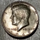 1969-D Kennedy Half Dollar 40% Silver, @ $2 BELOW MELT*
