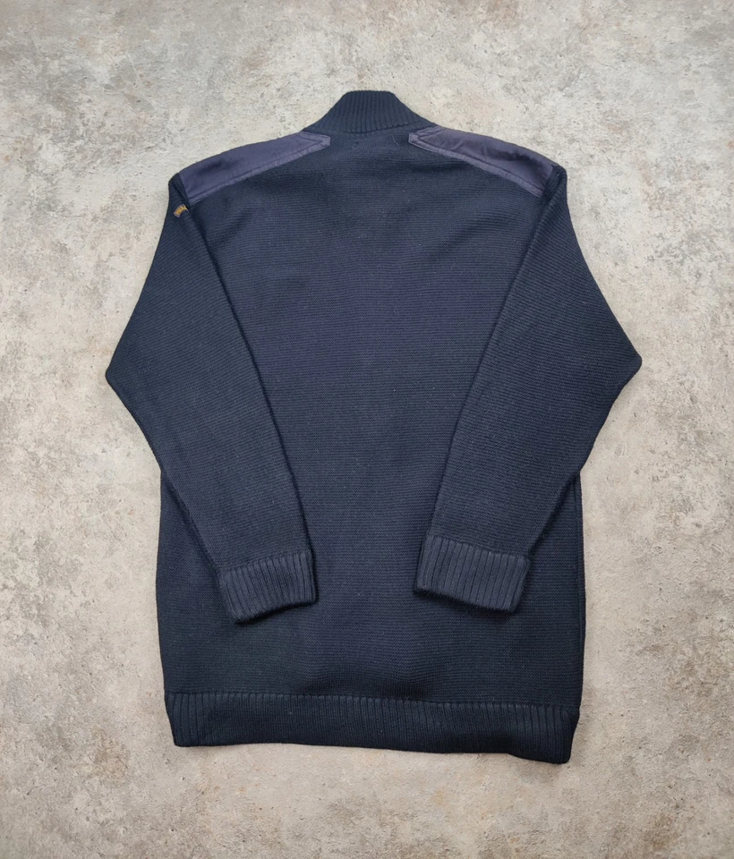 Sweat full zip Paul & Shark Yachting XL laine mérinos heavyweight gilet navy - Photo 3/4