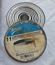 Ateco Stainless Steel Round Cookie Cutter Set...