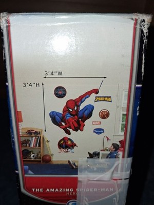 Vntg 2008 Fathead The Amazing Spider-Man Hero Life Size Wall Decals Read Descrip