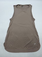 Gymshark Dry Gym Yoga Tank Top Women XS Brown...