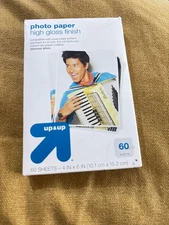 Photo Paper High Gloss - Up & Up brand - 4X6 - Inkjet - 60 Sheets