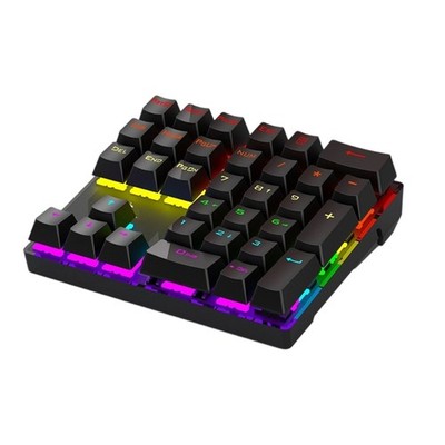 33Key RGBs Illuminateds Mechanical Keyboards For Office Gaming And Home Use