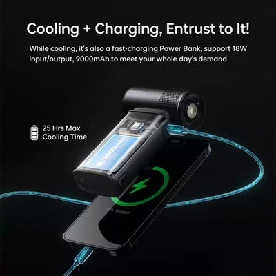 Jisulife - Handheld Fan Ultra2 With Case - Dark Gray | eBay