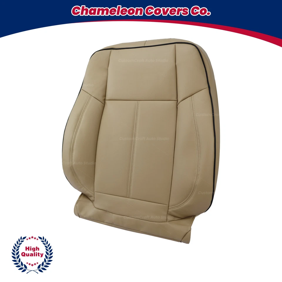 For 2006 - 2010 Hummer H3 Driver Top Replacement Leather Seat Cover TAN - Image 2 of 2