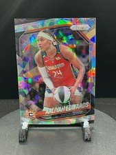 2025 Panini Prizm WNBA RARE CRACKED ICE #94 Aaliyah Edwards, Connecticut Sun