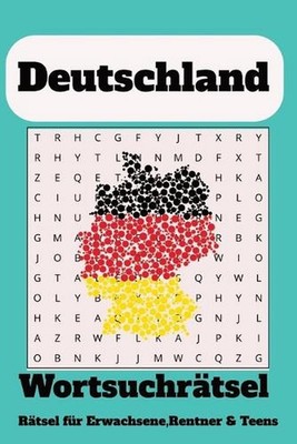 Wortsuchrtsel zum Thema Deutschland: Wortsuchr?tsel mit leicht lesbarer Druck zu