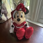 Disney Minnie Mouse Santa Outfit Plush Stuffed Animal Small 2015 — photo 1