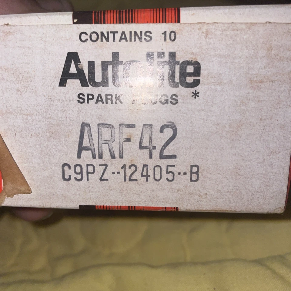 10PC NOS Ford Autolite ARF-42 Resistor Spark Plugs Vintage MADE IN USA - Image 3 of 3