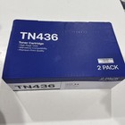 2PK TN-436 High Yield Toner Cartridges For Brother Hl, DCP, MFC Series BLACK