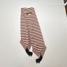 Warner Bros Harry Potter Gryffindor Striped Scarf with Patch  Black Glove Ends