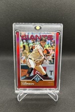 2024 Topps Transcendent Icons Red Refractor Rookie Card - Kyle Harrison /5 #52. rookie card picture