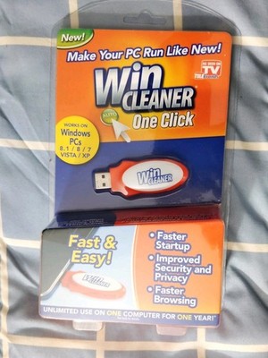 Win Cleaner One Click Professional USB Computer Clean Repair for PC Laptop SEALD
