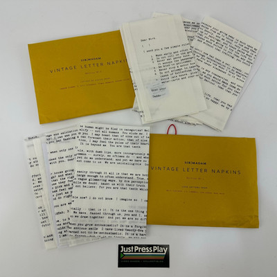 8 Sir/Madam Vintage Letter Napkins Edition 1 & 3 NOS Love & Advice Unused