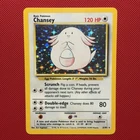 Pokémon Vintage Holo Chansey 3/102 Base Set Wizards Of The Coast 1999