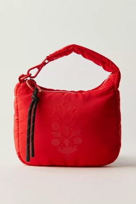 FP Movement by Free People Micro Buti Pouch in Winterberry Red NWT