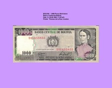 BOLIVIEN  BOLIVIA  1000 PESOS BOLIVIANOS  25.06.1982 ( XF ) 660##