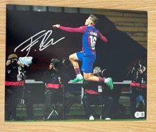 FERMIN LOPEZ SIGNED BARCELONA 11X14 PHOTO BAS BECKETT 2