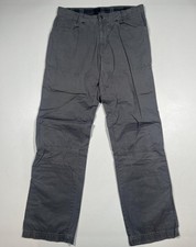 Columbia Pants Mens 36x32 Gray Omni-Shade Khakis Cotton Twill Hiking Pockets