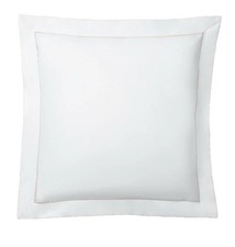 Ralph Lauren Home Palmer Euro Sham 26x26 White Organic Cotton Percale NWT