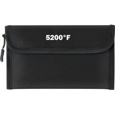 Fireproof Waterproof Document Bag - 5200°F Water Resistant Fire Proof Money Bag,