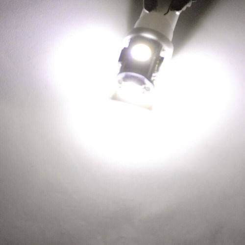 50 Piezas Super Blanco T10 Cuña 5-SMD 5050 LED Bombillas W5W 2825 158 192 168 L - Imagen 2 de 9