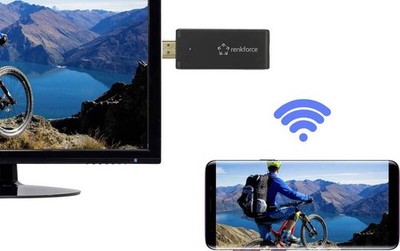 Renkforce renkCast 3 HDMI Streaming Stick AirPlay Miracast DLNA - Wie Neu