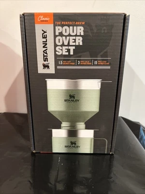 STANLEY CLASSIC PERFECT-BREW POUR OVER COFFEE SET Green NEW