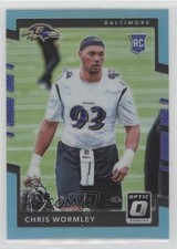 2017 Donruss Optic Rookies Aqua Prizm 117/299 Chris Wormley #143 8w0