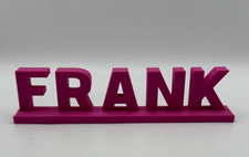 Personalised Desk Name Sign - Custom Name Plate , Desk Name Plaque ,3D