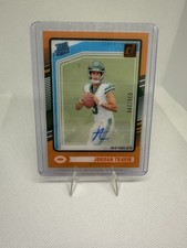 2024 Panini Clearly Donruss JORDAN TRAVIS RC Rated Rookie Orange auto /249
